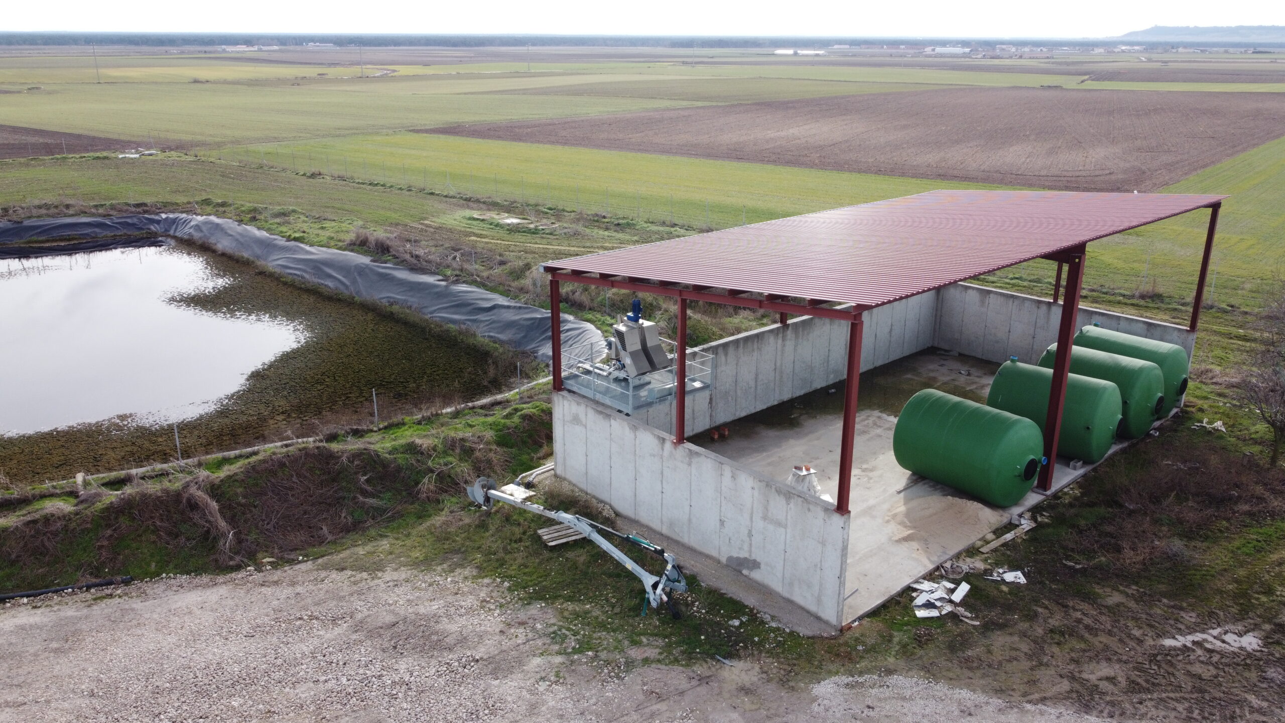 Separador sólido-líquido y agitador